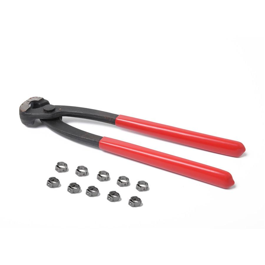 Universal 100PCS Hose Clamp and Tool Set Single Ear Clamp Hose Clamp Stainless Steel Clamp Pliers Ear Clamp Pincer
Universal 100PCS Hose Clamp and Tool Set Single Ear Clamp Hose Clamp Stainless Steel Clamp Pliers Ear Clamp Pincer