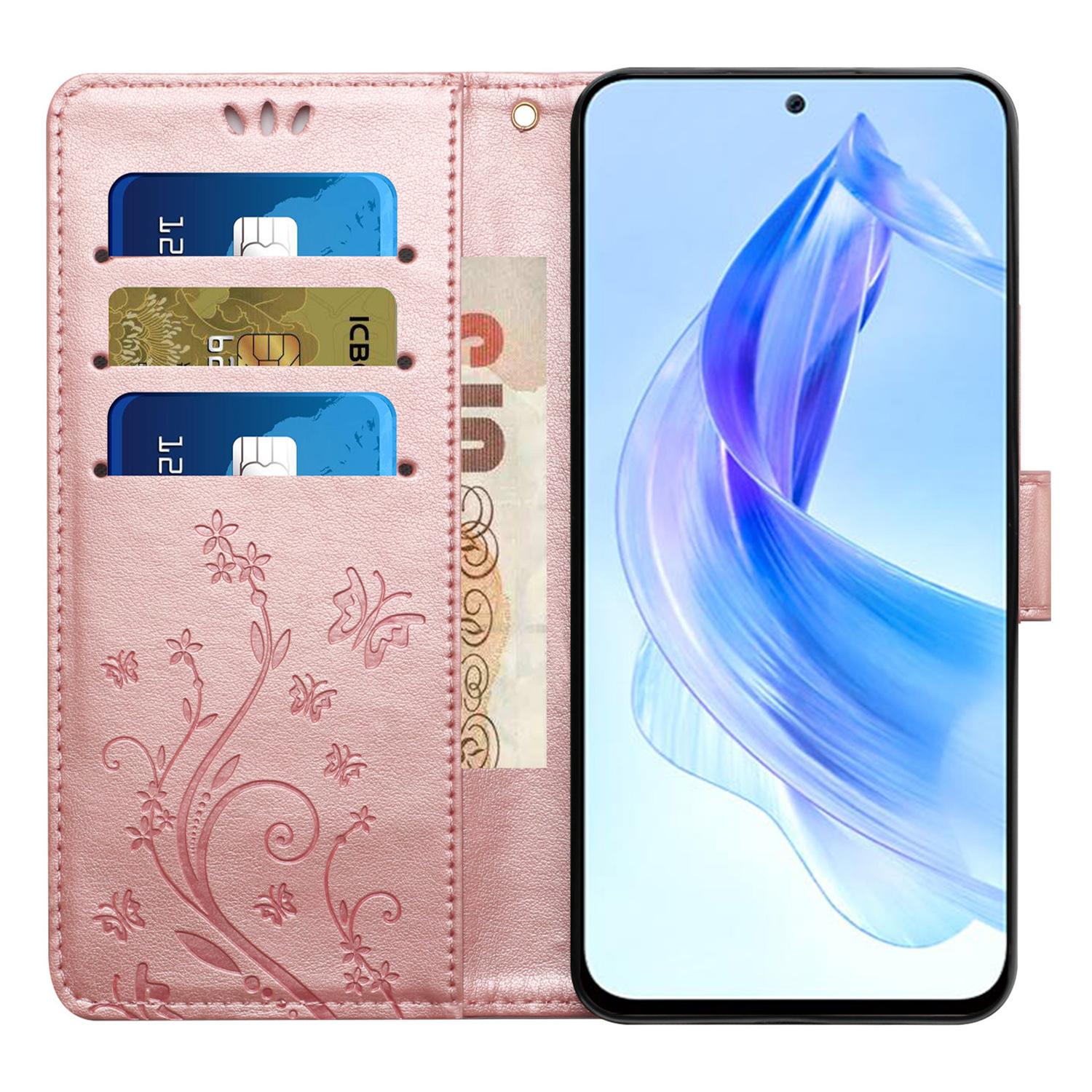 For Honor 90 Lite 5G/X50i 5G PU Leather Wallet Cover Butterfly Imprinted Stand Phone Case Rose Gold
For Honor 90 Lite 5G/X50i 5G PU Leather Wallet Cover Butterfly Imprinted Stand Phone Case Rose Gold