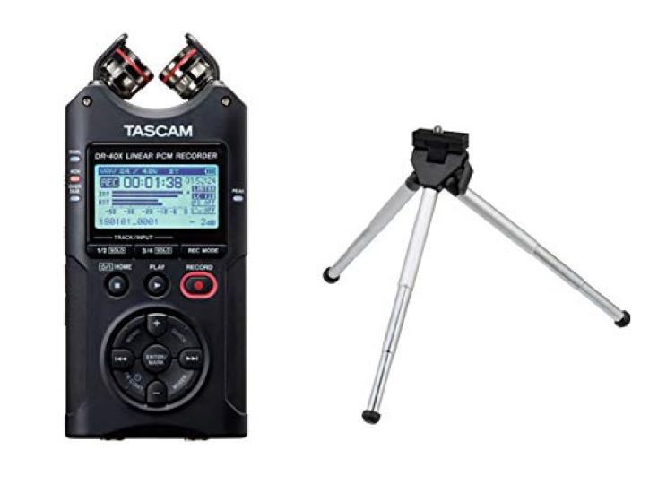 TASCAM - 4-канальный линейный PCM-рекордер с USB-аудиоинтерфейсом DR-40X + комплект мини-штатива
TASCAM - 4-канальный линейный PCM-рекордер с USB-аудиоинтерфейсом DR-40X + комплект мини-штатива