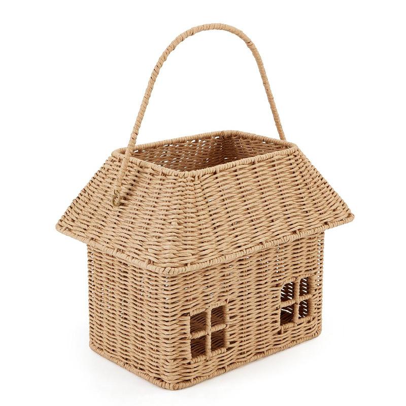 Handmade House Woven Straw Bag Hollow Rattan Basket Bags for Women Wicker Handbag Fruit Storage Picnic Basket Purses Clutch
Handmade House Woven Straw Bag Hollow Rattan Basket Bags for Women Wicker Handbag Fruit Storage Picnic Basket Purses Clutch