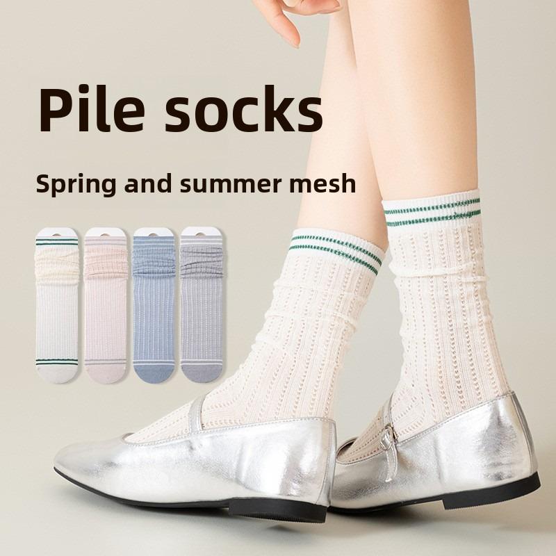 5 Pairs of Women s Spring and Fall Mesh Month College Style Cotton Midtube Stocking 5 Pairs синий
5 Pairs of Women s Spring and Fall Mesh Month College Style Cotton Midtube Stocking 5 Pairs синий