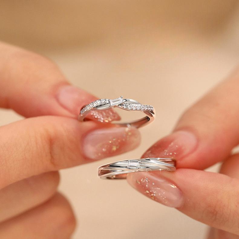 Never Part Couple Ring with Diamonds Ins Style Fashion Ring Ring Valentine s Day Gift for Men and Women
Never Part Couple Ring with Diamonds Ins Style Fashion Ring Ring Valentine s Day Gift for Men and Women