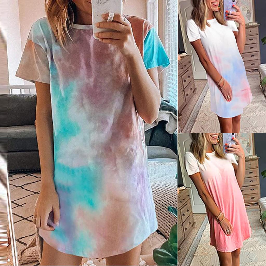 женщины галстук-краситель пижамы Короткие рукава Sleepwear Повседневная ночная рубашка платье(S-2XL)
женщины галстук-краситель пижамы Короткие рукава Sleepwear Повседневная ночная рубашка платье(S-2XL)
