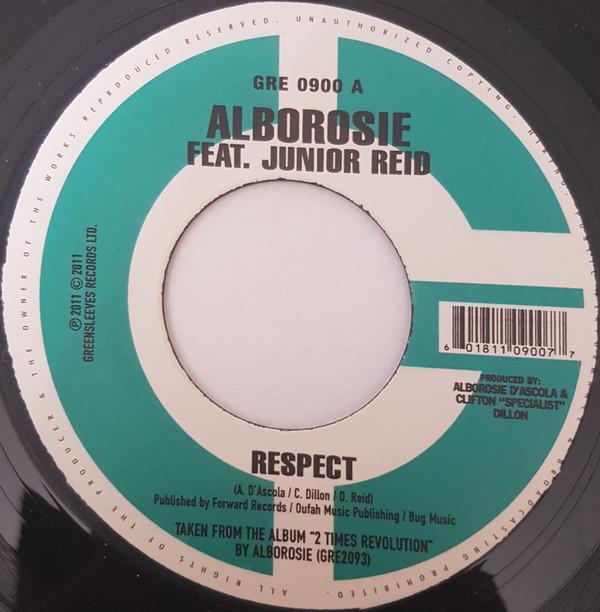 7inch Record ALBOROSIE, JUNIOR REID - Respect GRE0900 Greensleeves Re 2011 Jamaica Reggae, Ska & Dub Used
7inch Record ALBOROSIE, JUNIOR REID - Respect GRE0900 Greensleeves Re 2011 Jamaica Reggae, Ska & Dub Used
