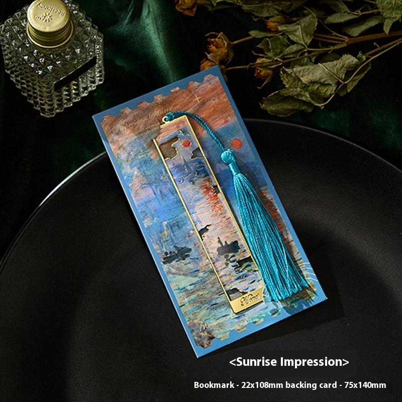 Creative Oil Painting Metal Bookmark Tassel Pendant Student Gift Reading Book Clip School Office Supplies Ruler Pagination Mark
Creative Oil Painting Metal Bookmark Tassel Pendant Student Gift Reading Book Clip School Office Supplies Ruler Pagination Mark