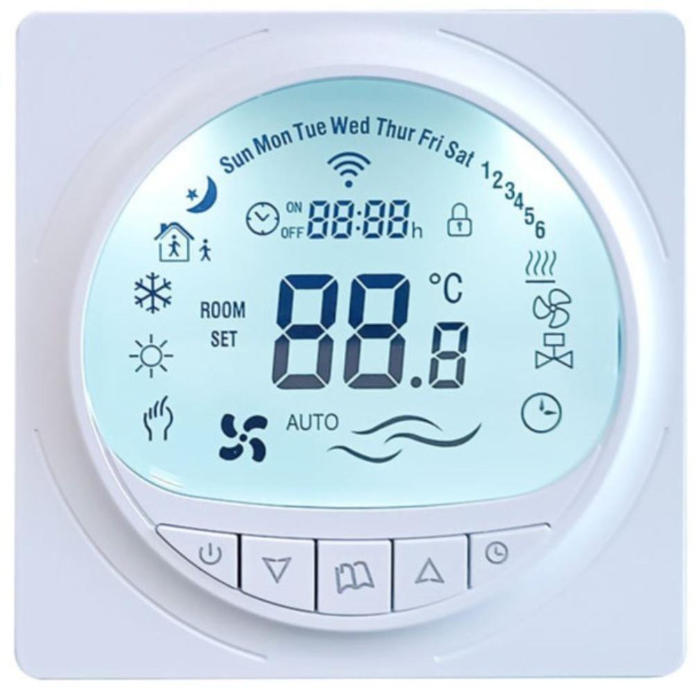 Energy Saving Programmable WIFI Floor Heating Thermostat with Large LCD Display for Smart Home Temperature Control
Energy Saving Programmable WIFI Floor Heating Thermostat with Large LCD Display for Smart Home Temperature Control