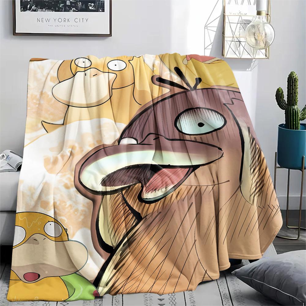 Pokémon Psyduck Theme Collection flannel blanket, soft flannel for daily home use, great gift choice 75x90cm
Pokémon Psyduck Theme Collection flannel blanket, soft flannel for daily home use, great gift choice 75x90cm