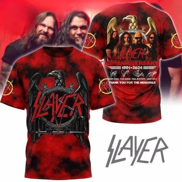 Popular Rock Band Slayer T-shirts 3D Print Men Women Casual Short Sleeve Round Neck T Shirt Oversized Tees Tops Unisex Clothing S
Popular Rock Band Slayer T-shirts 3D Print Men Women Casual Short Sleeve Round Neck T Shirt Oversized Tees Tops Unisex Clothing S