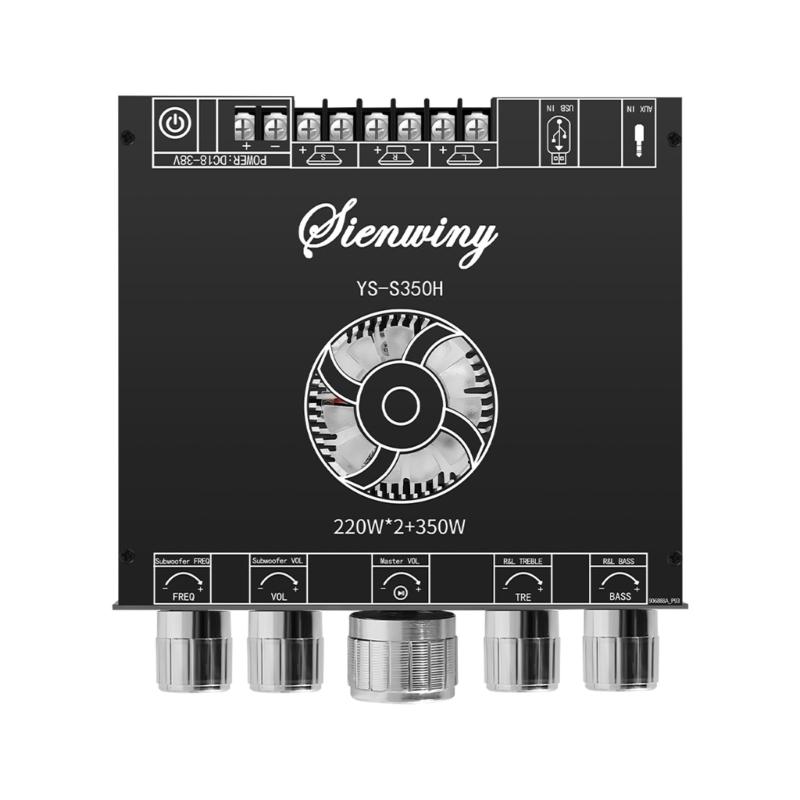 TPA3251 BT5.1 2.1 Channel Amplifier Board 220Wx2+350W Overvoltage Undervoltage Overheating Short Circuits Protections
TPA3251 BT5.1 2.1 Channel Amplifier Board 220Wx2+350W Overvoltage Undervoltage Overheating Short Circuits Protections