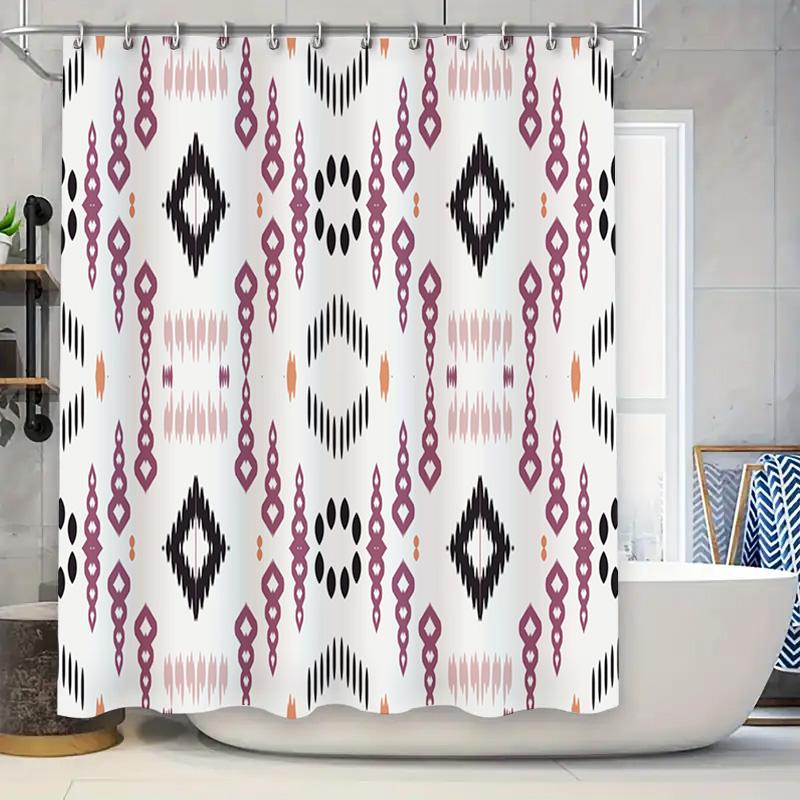 Bath Curtains Shower Curtain Pink White Black Waterproof Polyester Decorative Bathroom Accessory Geometric Pattern Print 84x72 I 90x180cm
Bath Curtains Shower Curtain Pink White Black Waterproof Polyester Decorative Bathroom Accessory Geometric Pattern Print 84x72 I 90x180cm