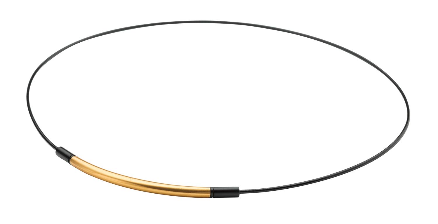 Phiten RAKUWA Neck Wire Necklace, EXTREME Round, Gold/Black, 40cm, for Relieving Shoulder and Neck Pain, Made with Phiten s Advanced Metax Technology
Phiten RAKUWA Neck Wire Necklace, EXTREME Round, Gold/Black, 40cm, for Relieving Shoulder and Neck Pain, Made with Phiten s Advanced Metax Technology