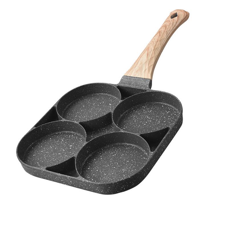 Four-Hole Non-Stick Breakfast Pan for Induction Cookers - Medical Stone Flat Bottom Omelette & Hamburger Pan Standard 4-hole
Four-Hole Non-Stick Breakfast Pan for Induction Cookers - Medical Stone Flat Bottom Omelette & Hamburger Pan Standard 4-hole