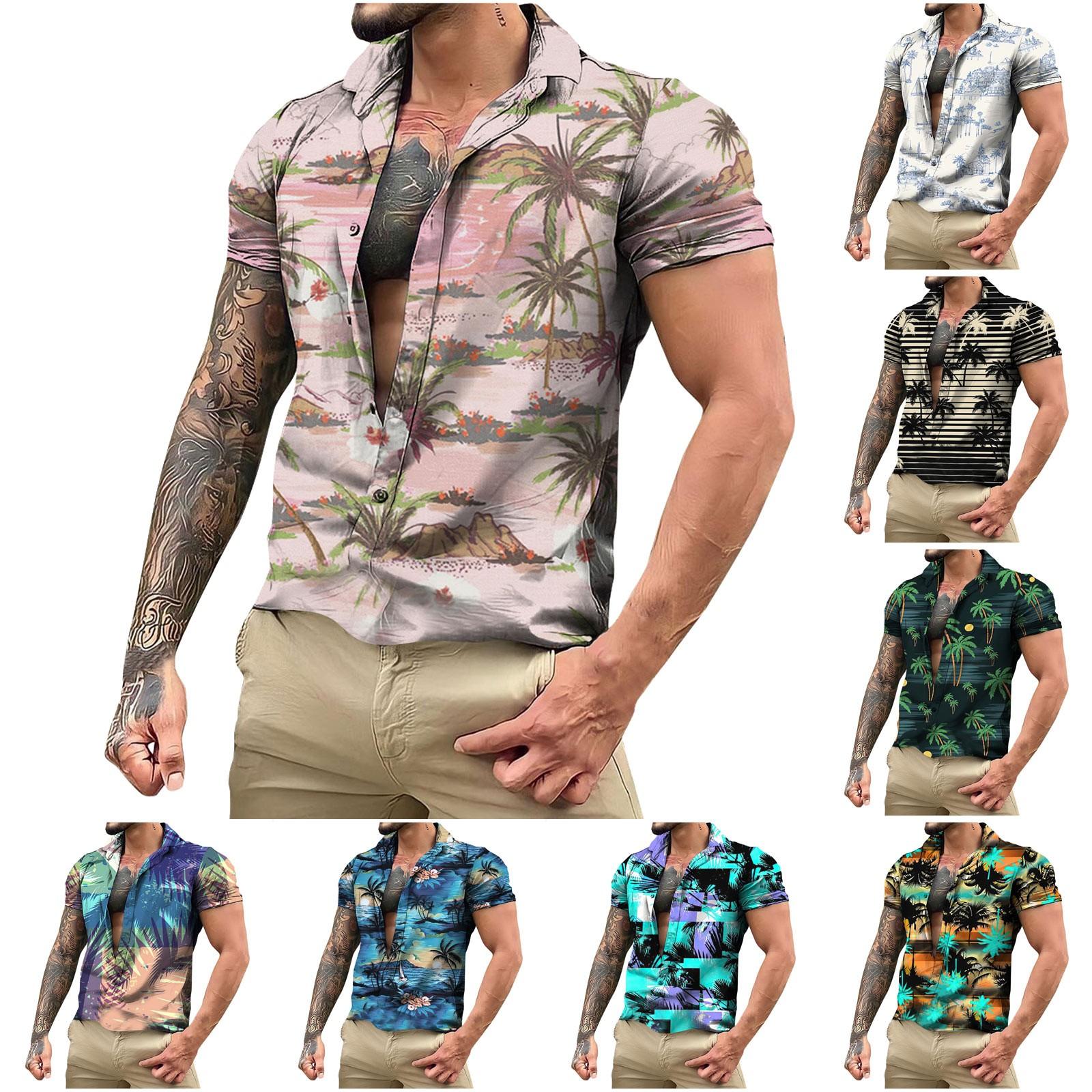 Men s Spring Summer Casual Tree Print Hawaiian Lapel Short Sleeve Men s Shirts Beach Shirts Men s Tops L білий
Men s Spring Summer Casual Tree Print Hawaiian Lapel Short Sleeve Men s Shirts Beach Shirts Men s Tops L білий