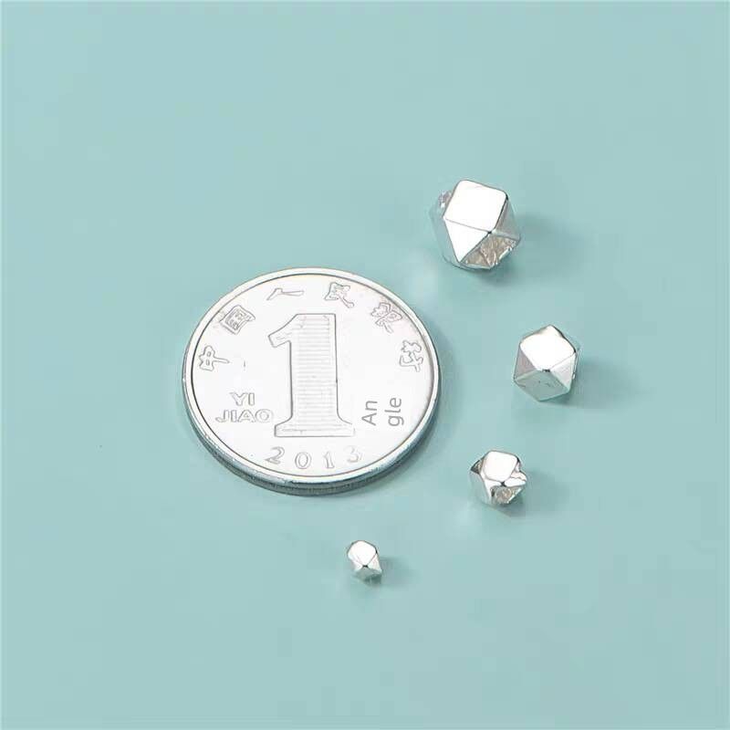 Best Selling S925 Sterling Silver Argent Pur Cut Polygon Small Spacer Beads Broken Silver Beads Accessories Bracelet Bead String Jewelry Material Polygonal Silver * 3.5mm [1
Best Selling S925 Sterling Silver Argent Pur Cut Polygon Small Spacer Beads Broken Silver Beads Accessories Bracelet Bead String Jewelry Material Polygonal Silver * 3.5mm [1