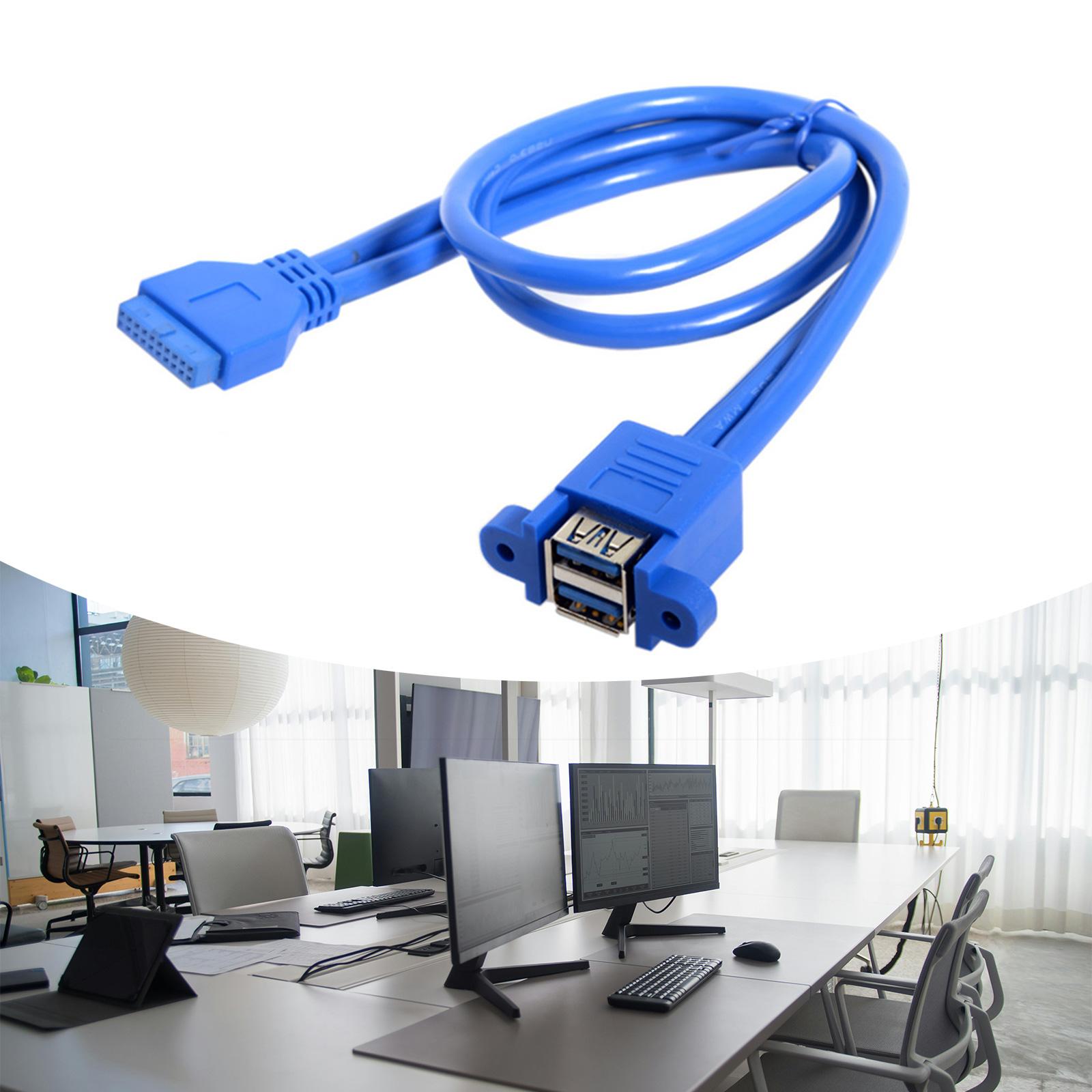 Double USB 3.0 A Female 2 Port To Usb 3.0 20Pin Female Motherboard Mount Expansion Cable Adapter With Screw Hole 30/50cm B
Double USB 3.0 A Female 2 Port To Usb 3.0 20Pin Female Motherboard Mount Expansion Cable Adapter With Screw Hole 30/50cm B