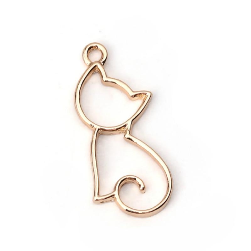 Fashion Zinc Alloy Charms Cat Animal Hollow Pendants DIY Making Necklace Bracelet Women Jewelry Gift 26mmx 12mm,10PCs
Fashion Zinc Alloy Charms Cat Animal Hollow Pendants DIY Making Necklace Bracelet Women Jewelry Gift 26mmx 12mm,10PCs