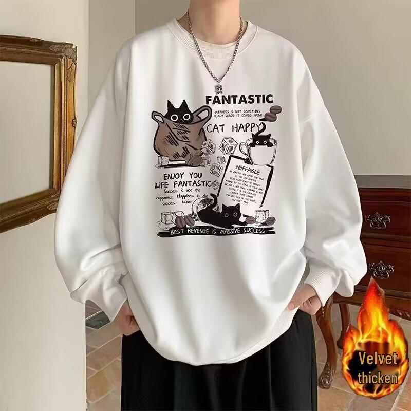 Men s 2025 Winter Trendy Loose Fit Velvety Round Neck Long Sleeve Hoodie 3XL білий
Men s 2025 Winter Trendy Loose Fit Velvety Round Neck Long Sleeve Hoodie 3XL білий