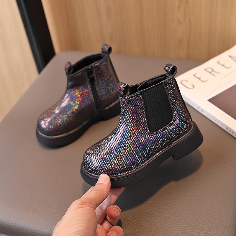Autumn Spring Children Short Boots Girls Crystal Chelsea Boots Little Princess Bling Bling Baby Shoes Kids Leather Boots 30 чорний
Autumn Spring Children Short Boots Girls Crystal Chelsea Boots Little Princess Bling Bling Baby Shoes Kids Leather Boots 30 чорний