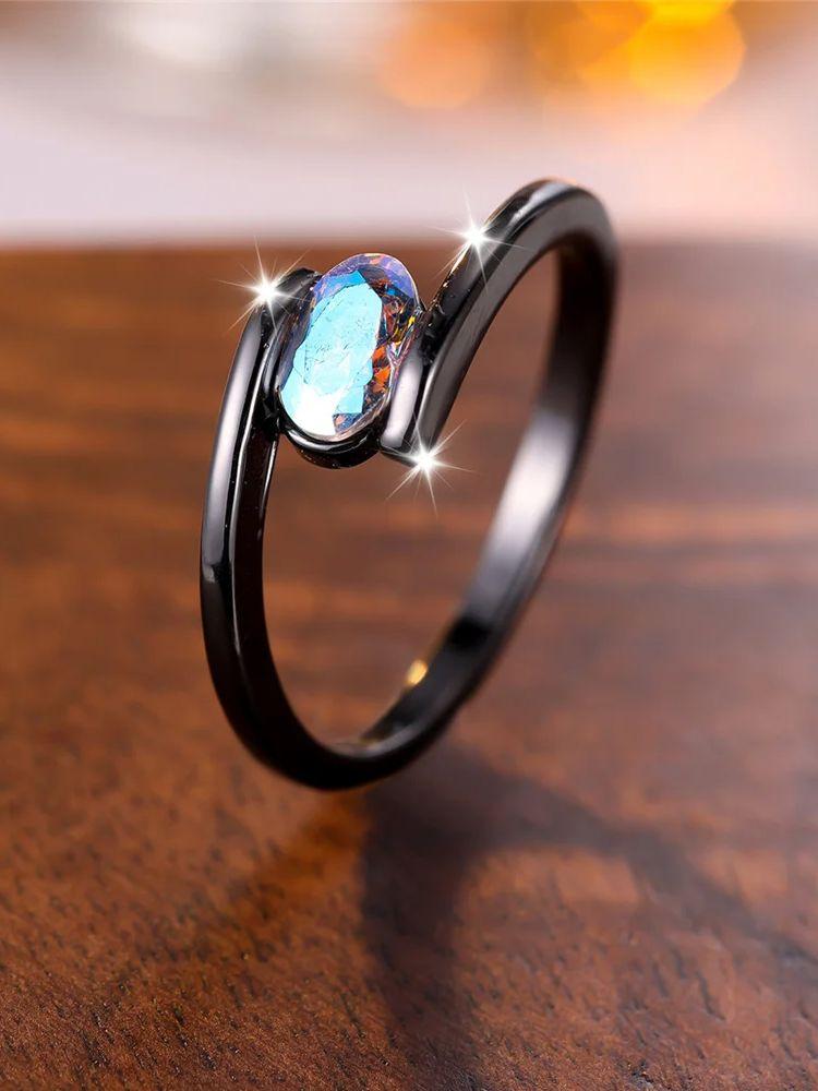 Trendy Rainbow Zircon Oval Crystal Vintage Gold Black Color Wedding Bands Engagement Rings For Women Men Minimalist Jewelry 5
Trendy Rainbow Zircon Oval Crystal Vintage Gold Black Color Wedding Bands Engagement Rings For Women Men Minimalist Jewelry 5