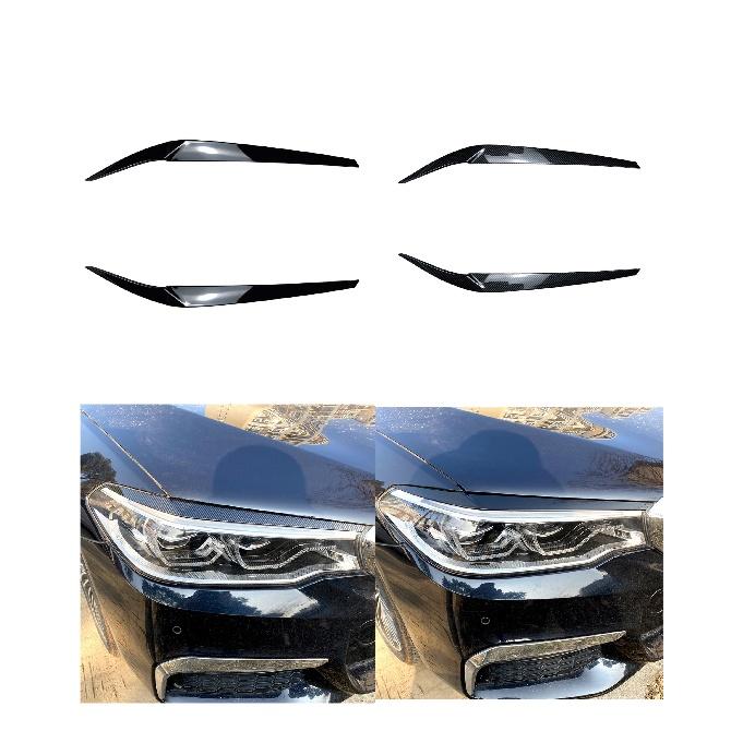 2 шт. для BMW 5 серии G30 G31 G38 F90 M5 525I 530I 540I 2017-фары, веки, брови, аксессуары из АБС-пластика, блеск 
2 шт. для BMW 5 серии G30 G31 G38 F90 M5 525I 530I 540I 2017-фары, веки, брови, аксессуары из АБС-пластика, блеск