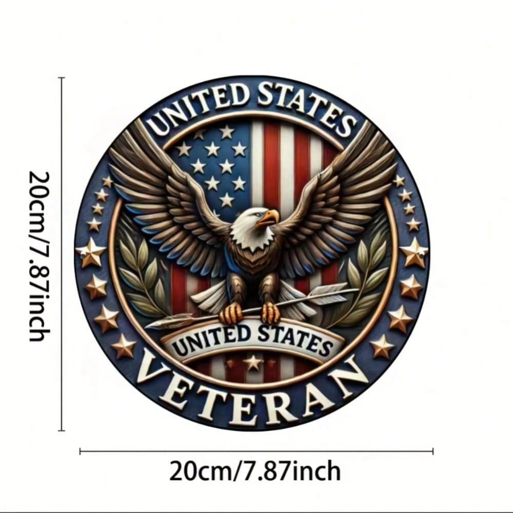 Patriotic American Veterans Vintage Metal Tin Sign Retro Wall Decor for Home Bar Man Cave 20x20 різнокольоровий
Patriotic American Veterans Vintage Metal Tin Sign Retro Wall Decor for Home Bar Man Cave 20x20 різнокольоровий