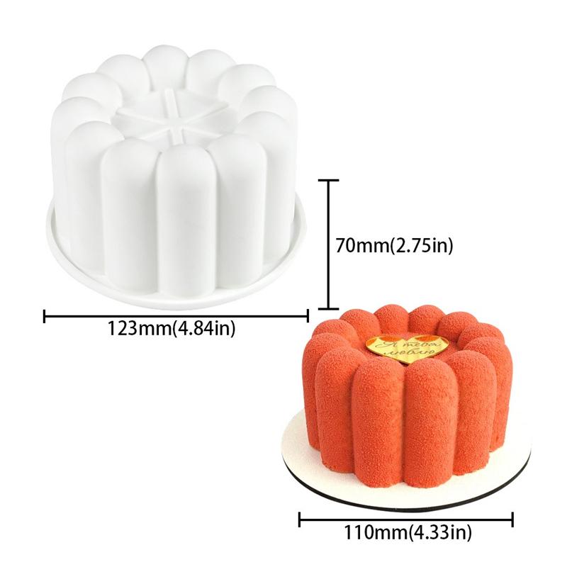 1PC Flower Heart Design Silicone Mousse Cake Mold Pudding Cup Party Cake Chocolate Making Dessert Tools Kitchen Baking Mold As Shown
1PC Flower Heart Design Silicone Mousse Cake Mold Pudding Cup Party Cake Chocolate Making Dessert Tools Kitchen Baking Mold As Shown