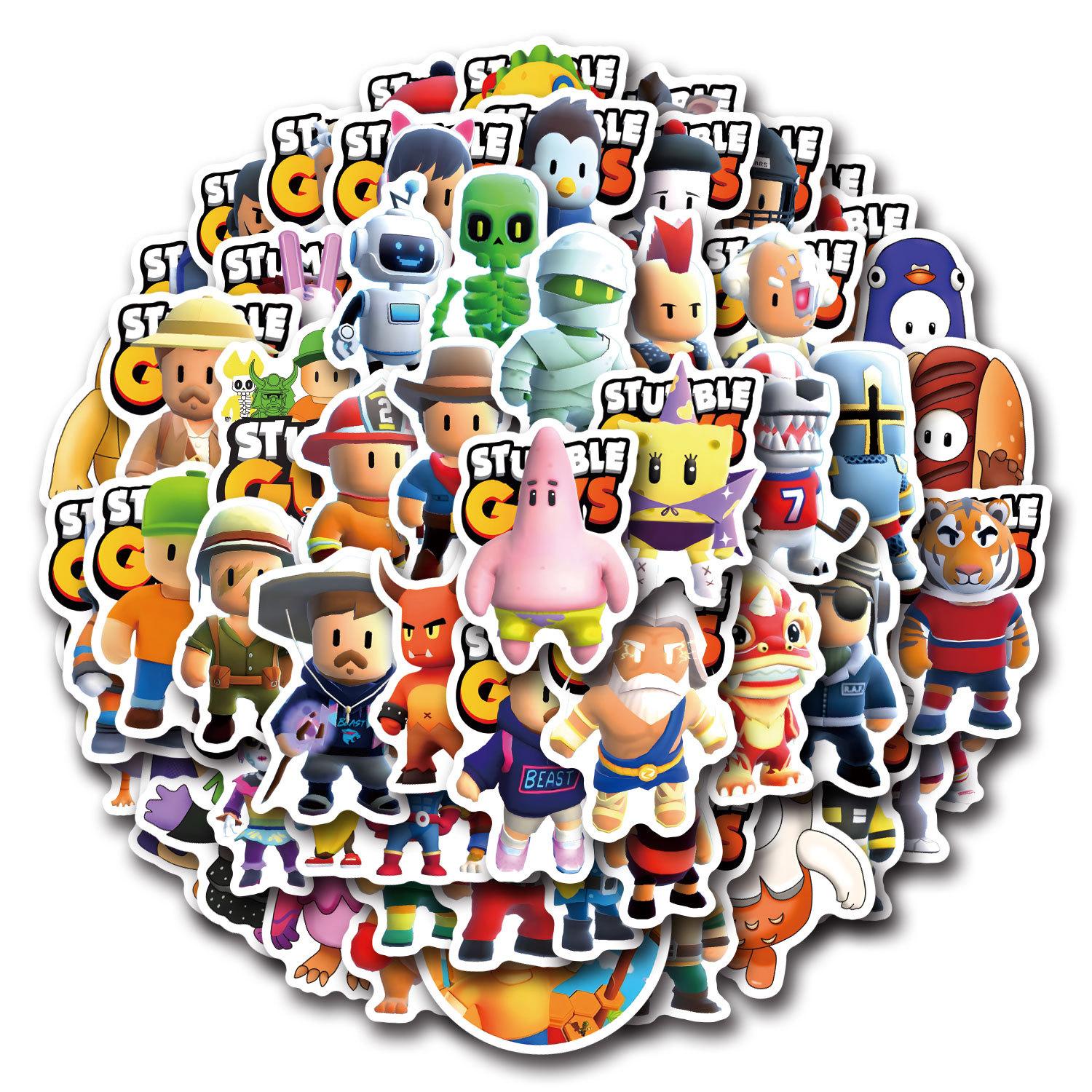 55 New Stumble Guy Graffiti Stickers Decorate Suitcase Mobile Phone Stickers
55 New Stumble Guy Graffiti Stickers Decorate Suitcase Mobile Phone Stickers
