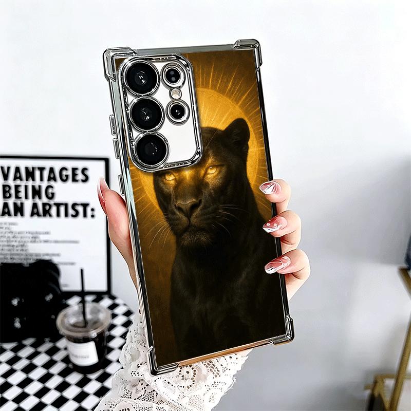Black Panther Cool Animal Plating Phone Case For Samsung Galaxy S24 S25 FE S26 Edge S23 Ultra S22 S21 Plus S20 Anti-Fall Airabag Samsung S21 Ultra
Black Panther Cool Animal Plating Phone Case For Samsung Galaxy S24 S25 FE S26 Edge S23 Ultra S22 S21 Plus S20 Anti-Fall Airabag Samsung S21 Ultra