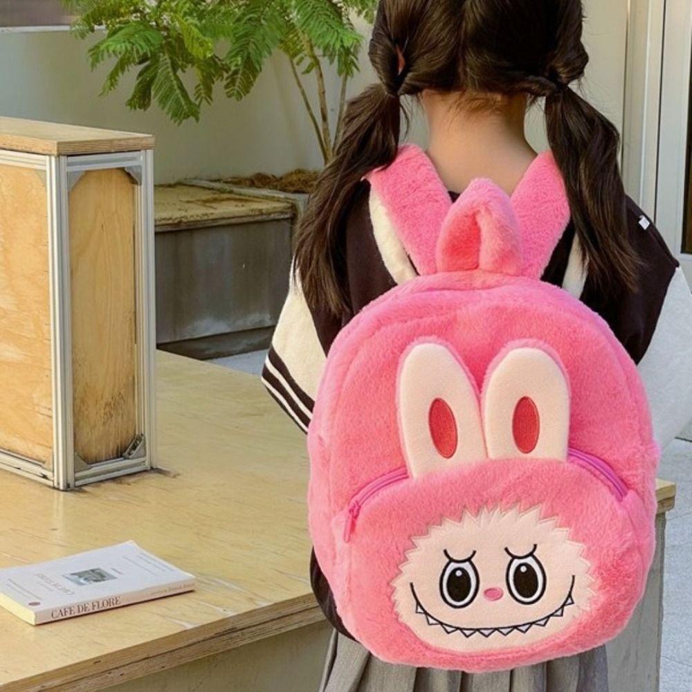 Adjustable Straps Labubu Plush Handbag Large Capacity Cartoon Peripheral Daypack Daily рожевий
Adjustable Straps Labubu Plush Handbag Large Capacity Cartoon Peripheral Daypack Daily рожевий