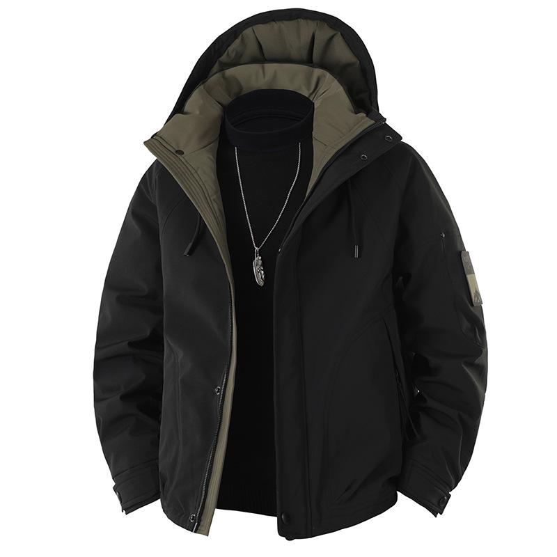 Men s 2025 Winter Hooded Down Jacket, Mid-Length, Thickened and Warm for Middle-Aged and Elderly. 2XL чорний
Men s 2025 Winter Hooded Down Jacket, Mid-Length, Thickened and Warm for Middle-Aged and Elderly. 2XL чорний