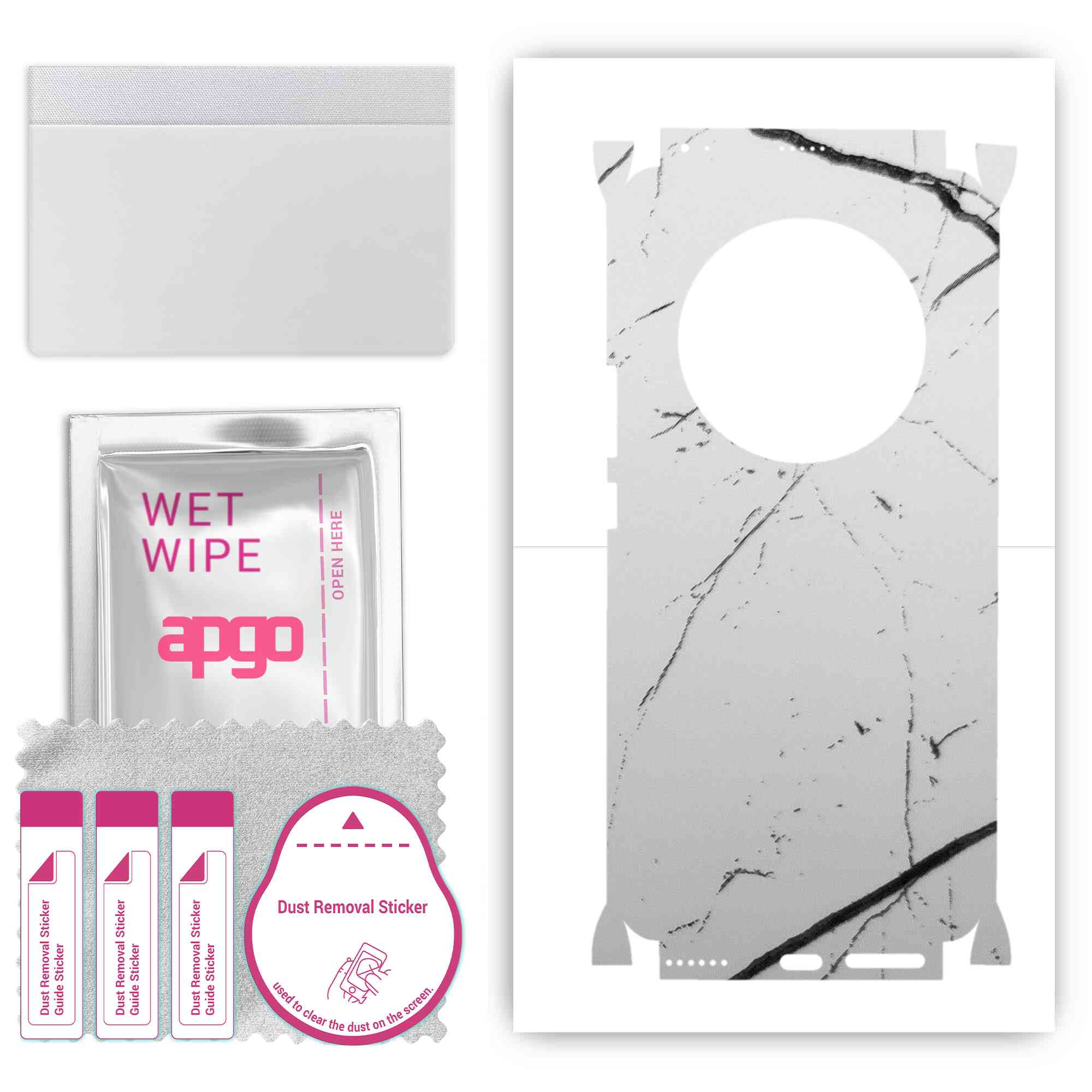 Apgo Protective Skin Sticker for the back+sides compatible with Honor Magic4 Pro, Full Wrap Film, Foil, Vinyl - Pattern White Marble
Apgo Protective Skin Sticker for the back+sides compatible with Honor Magic4 Pro, Full Wrap Film, Foil, Vinyl - Pattern White Marble