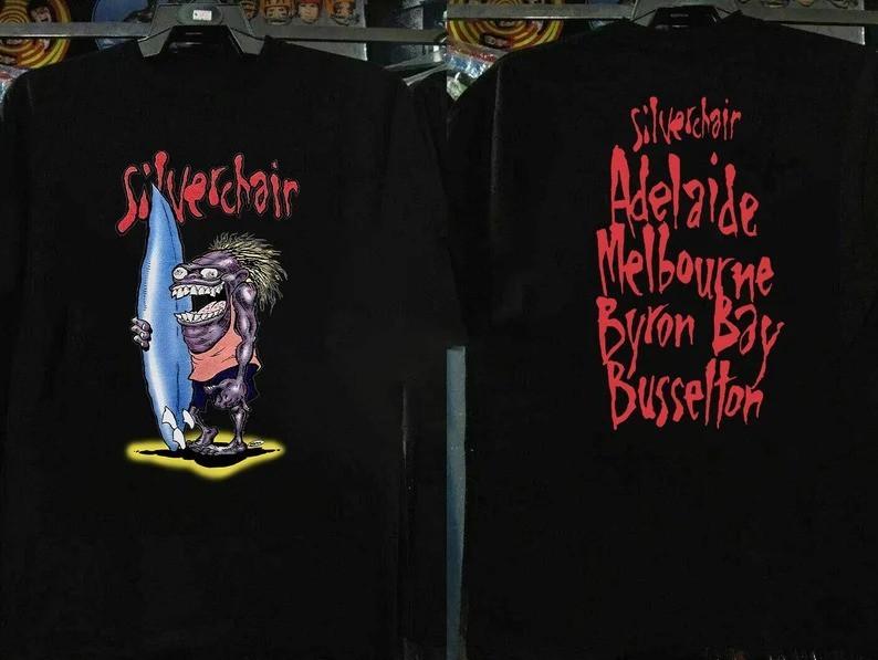 1996 Silverchair Tour Surfin039 Bird World Tour TShirt Unisex T-Shirt XXXXL
1996 Silverchair Tour Surfin039 Bird World Tour TShirt Unisex T-Shirt XXXXL