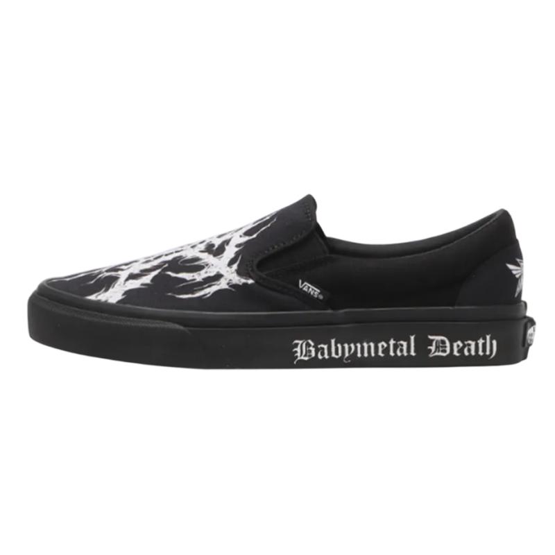 Vans X Babymetal Slip-On Удобные скейт-кроссовки Унисекс кроссовки Черный Белый 702999-0001 44
Vans X Babymetal Slip-On Удобные скейт-кроссовки Унисекс кроссовки Черный Белый 702999-0001 44