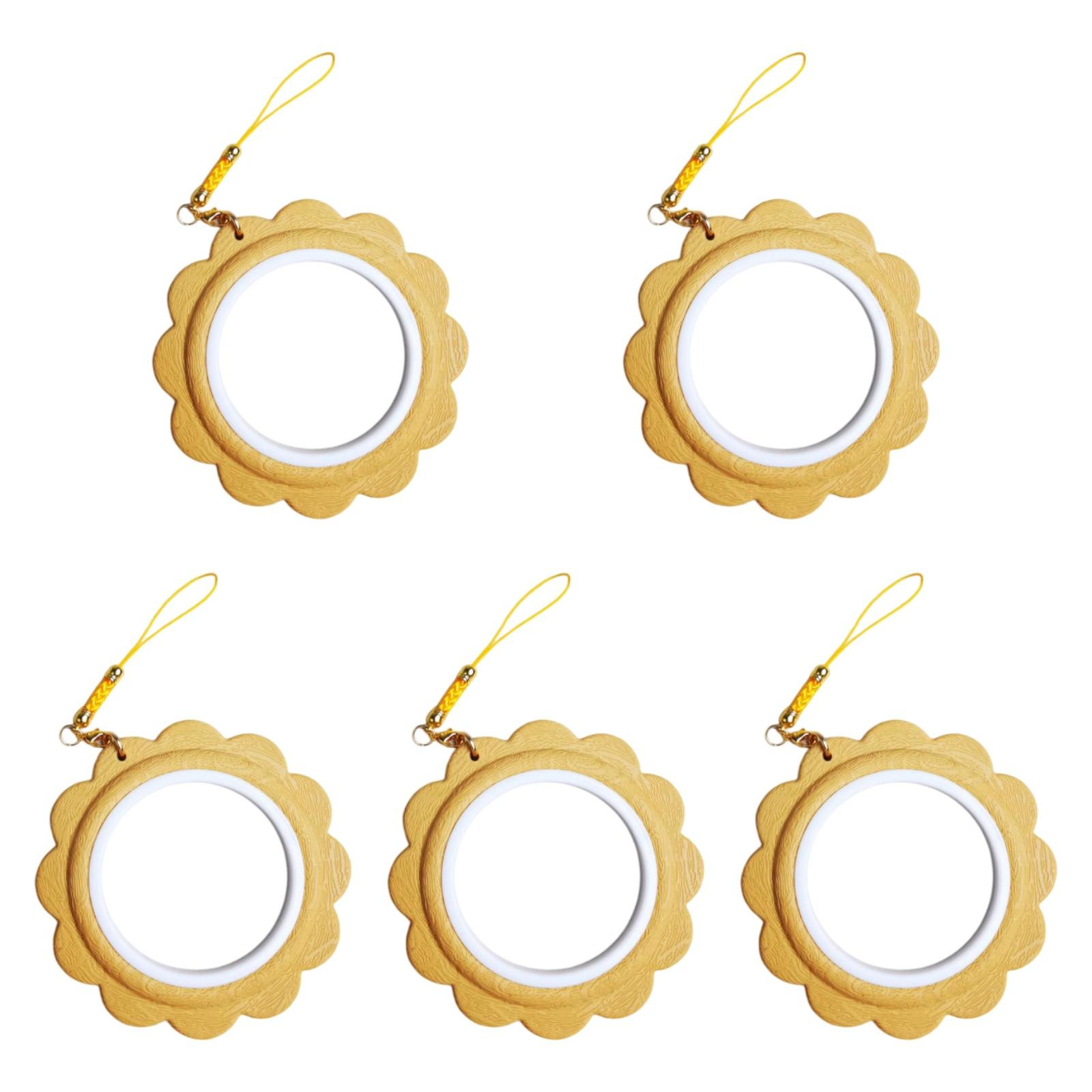 5Pcs Small Embroidery Hoop Sturdy for Art Craft Sewing Handy Sewing Quilting жовтий
5Pcs Small Embroidery Hoop Sturdy for Art Craft Sewing Handy Sewing Quilting жовтий