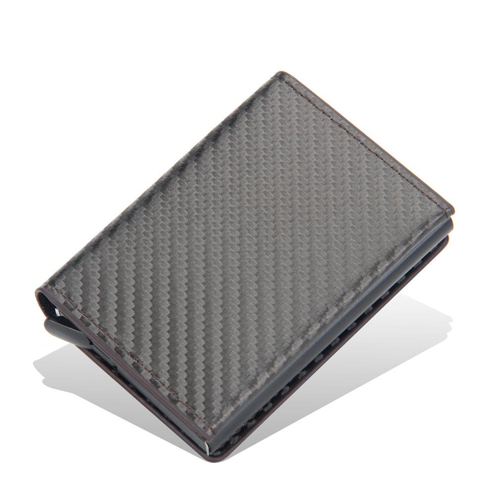 New European and American anti-theft metal aluminum box short RFID card bag credit card box bank card cover темно-коричневого кольору
New European and American anti-theft metal aluminum box short RFID card bag credit card box bank card cover темно-коричневого кольору