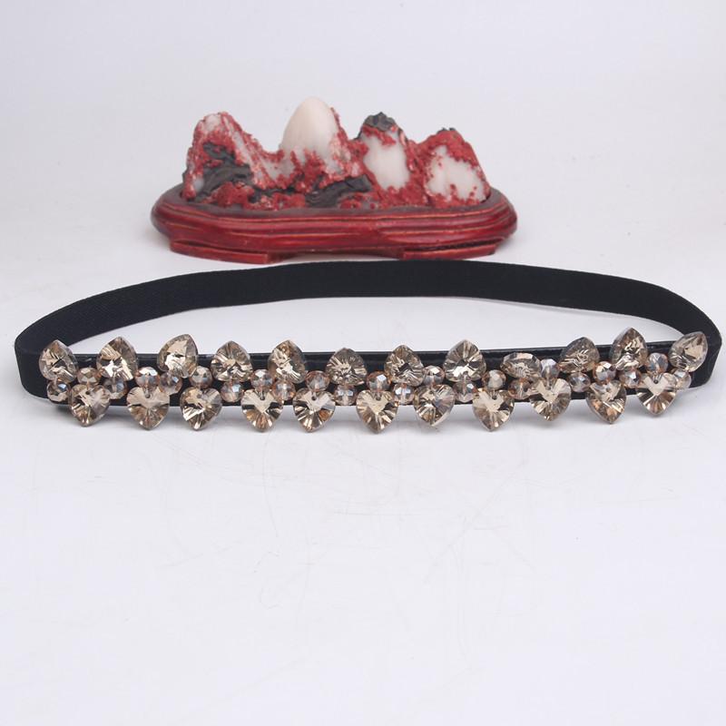 Decorative Skirt Women S Fine Rhinestone Inlaid Belt Elastic Crystal Women S Waist Seal Elastic Matching Dress
Decorative Skirt Women S Fine Rhinestone Inlaid Belt Elastic Crystal Women S Waist Seal Elastic Matching Dress