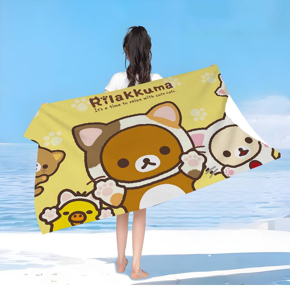 Cartoon Kawaii Anime R-rilakkuma Microfiber Printed Beach Towel Mountain Climbing Yoga Swimming Running Absorbent Soft Towel W30*H60(CM)
Cartoon Kawaii Anime R-rilakkuma Microfiber Printed Beach Towel Mountain Climbing Yoga Swimming Running Absorbent Soft Towel W30*H60(CM)