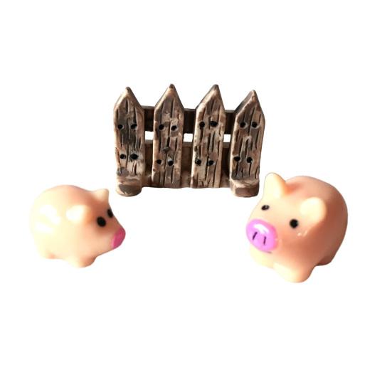 3 Pcs Mini Resin Animal Figurine Miniature Tiny Cartoon Pig Puppy Cat Cow Figures for Fairy Garden Micro Landscape A
3 Pcs Mini Resin Animal Figurine Miniature Tiny Cartoon Pig Puppy Cat Cow Figures for Fairy Garden Micro Landscape A
