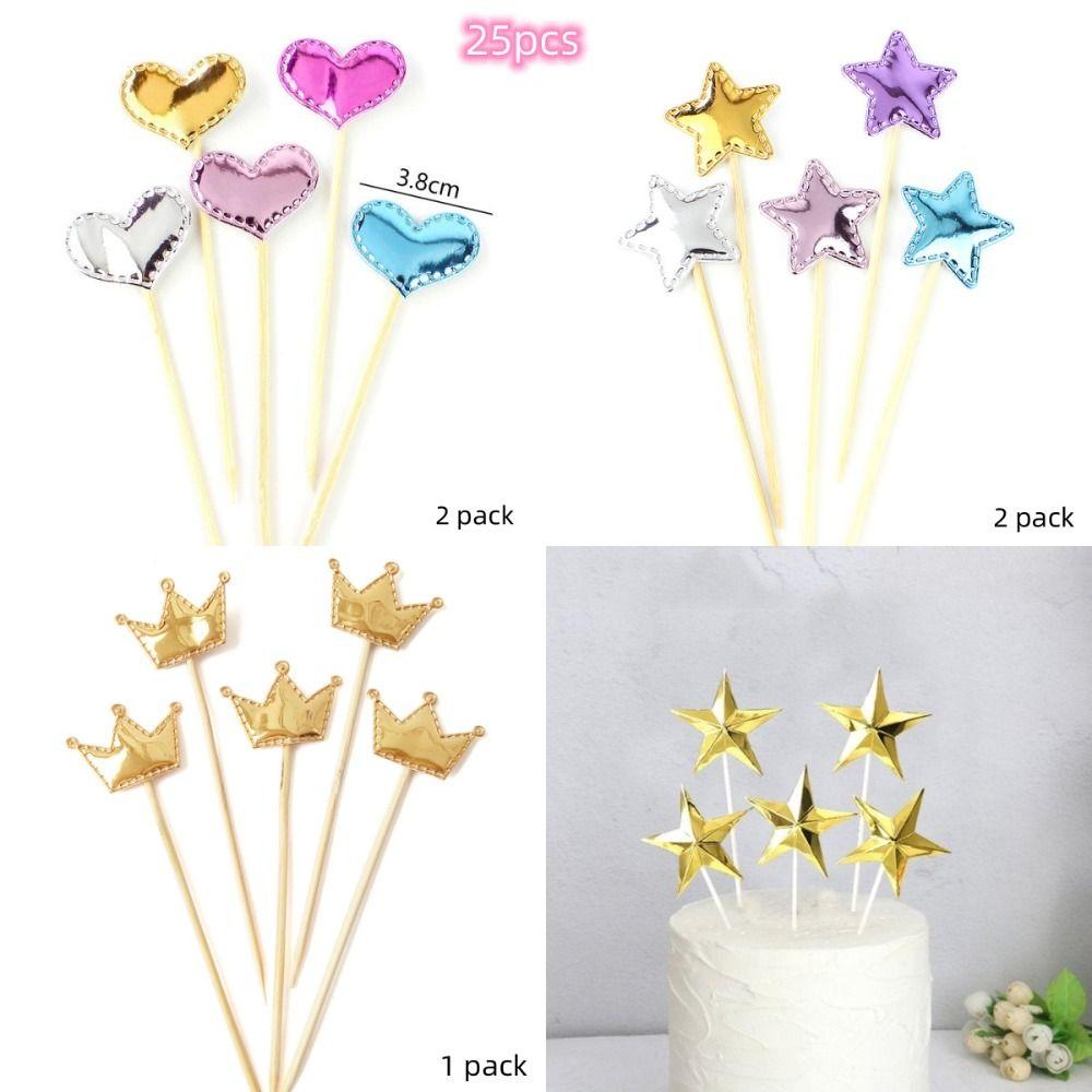 Love Theme 4.33 x 1.5 Star Heart Cake Topper Cake Decoration Cupcake Toppers Glossy Heart Decor
Love Theme 4.33 x 1.5 Star Heart Cake Topper Cake Decoration Cupcake Toppers Glossy Heart Decor