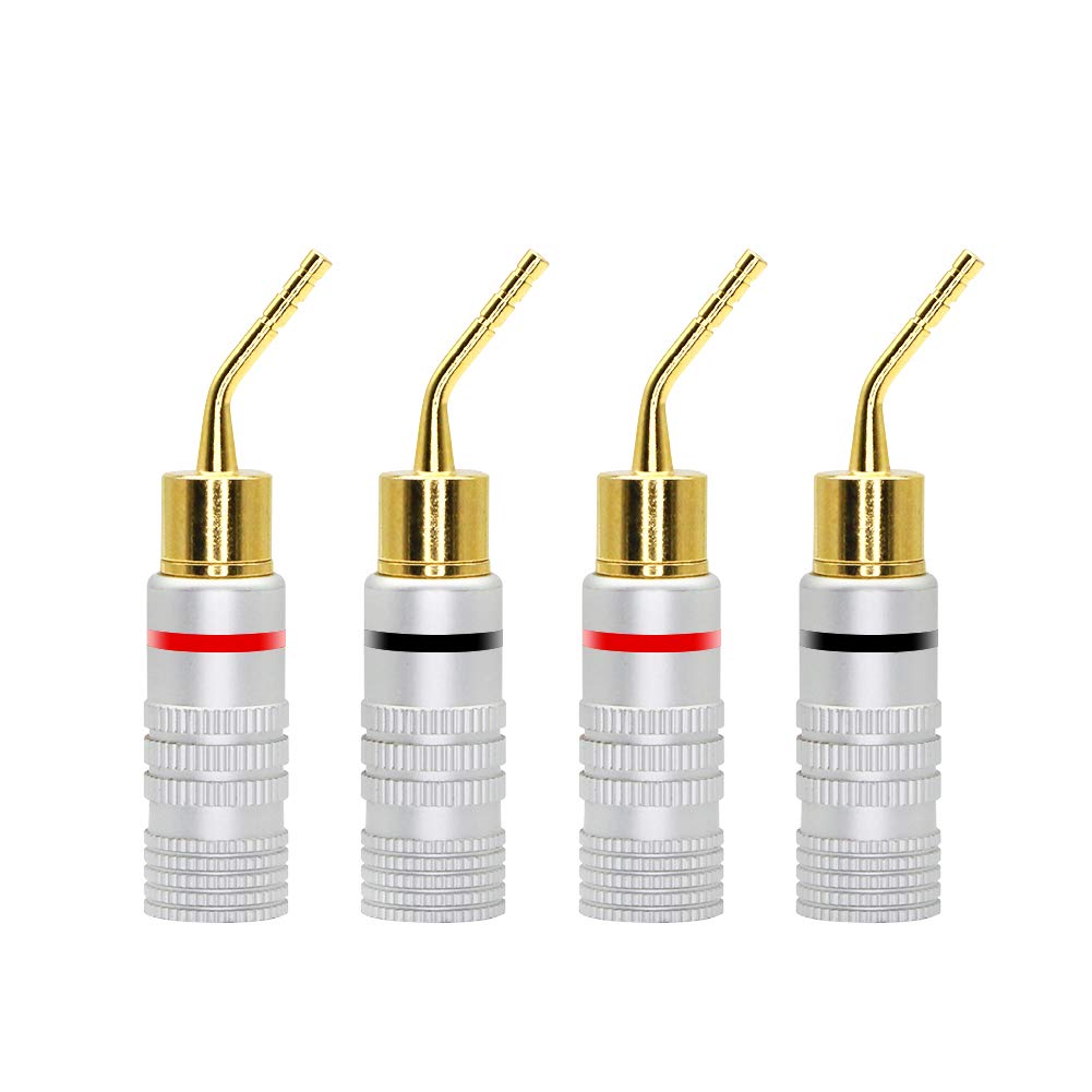 CERRXIAN Pure 2mm Pin Audio Banana Speaker Cable Banana Clip Speaker Cable Terminal Audio Cable Terminal 24K Gold Plated Speaker Terminal Pin Plugs of
CERRXIAN Pure 2mm Pin Audio Banana Speaker Cable Banana Clip Speaker Cable Terminal Audio Cable Terminal 24K Gold Plated Speaker Terminal Pin Plugs of