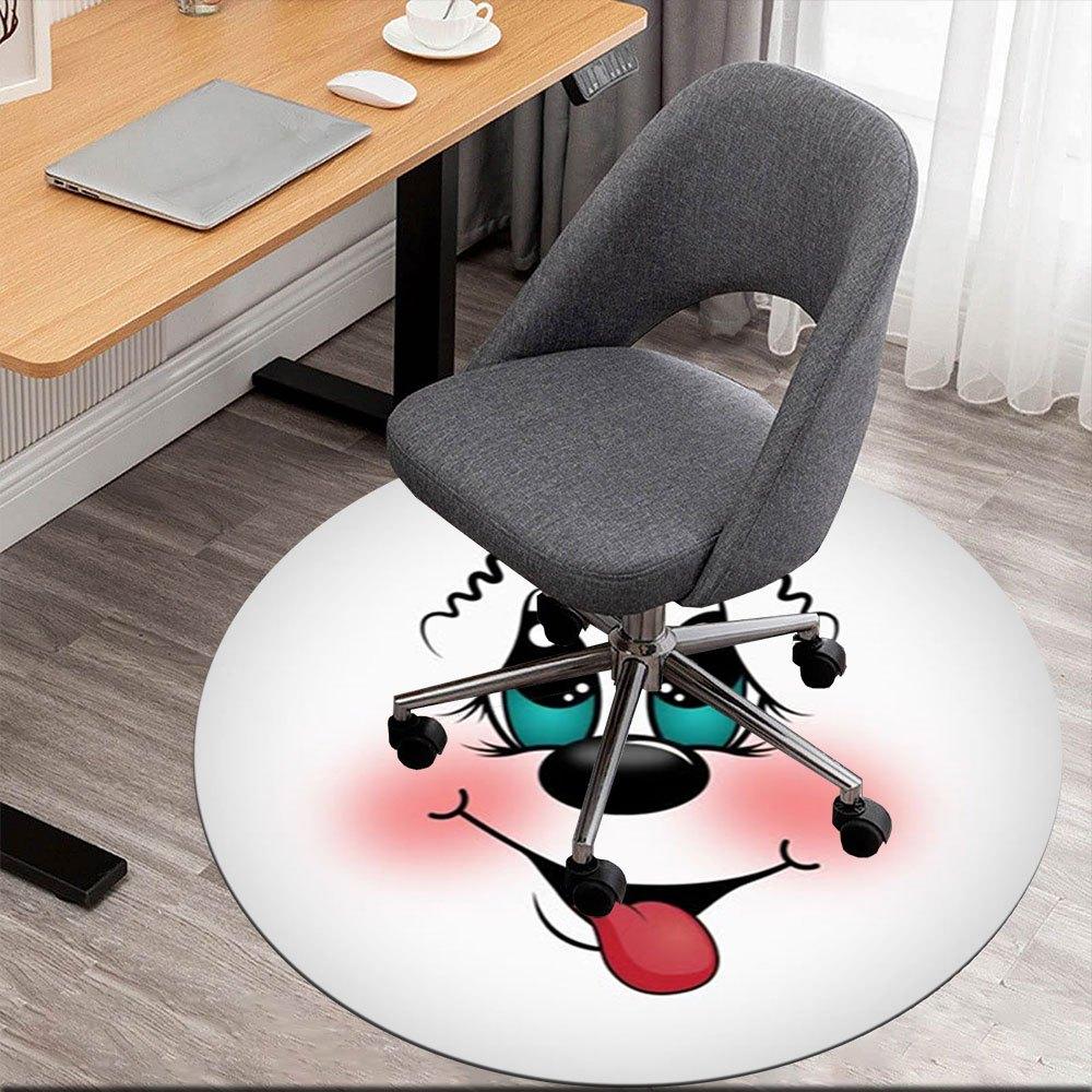Happy Clown Face Door Knob CoverRound Non-Slip chair mat chair carpet for office Rugs for Office Decor Gift For Valentine s Day Mother s Day Halloween 80cm by 80cm
Happy Clown Face Door Knob CoverRound Non-Slip chair mat chair carpet for office Rugs for Office Decor Gift For Valentine s Day Mother s Day Halloween 80cm by 80cm