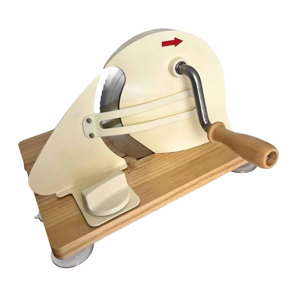 Manual Bread Slicer Cast iron Body and Beech Wood Base Modern Elegant Baking Utensils
Manual Bread Slicer Cast iron Body and Beech Wood Base Modern Elegant Baking Utensils