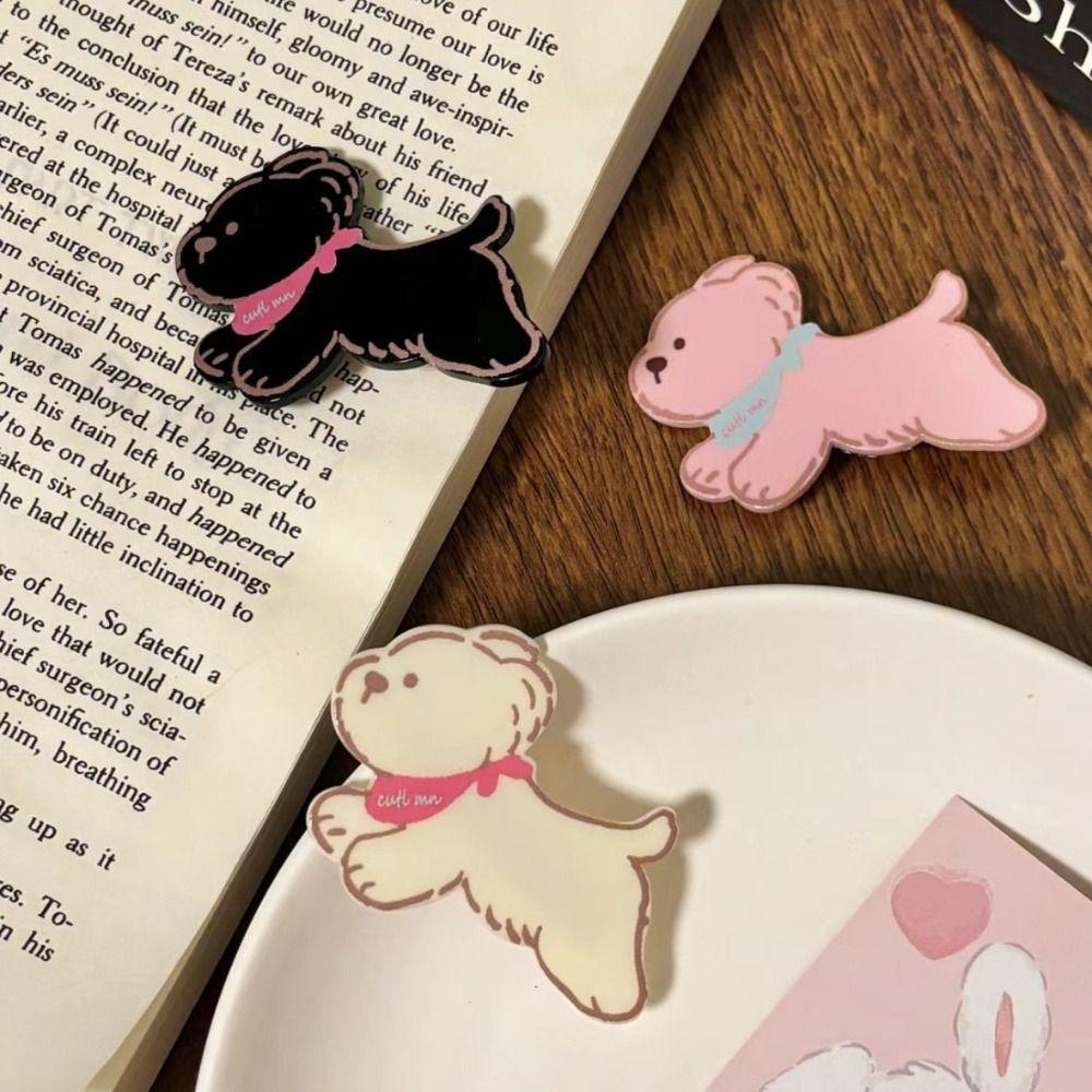 Заколки для волос Wave Point Dog Animal, акриловые, корейский стиль, милая заколка для волос в виде щенка из мультфильма, для девочек
Заколки для волос Wave Point Dog Animal, акриловые, корейский стиль, милая заколка для волос в виде щенка из мультфильма, для девочек