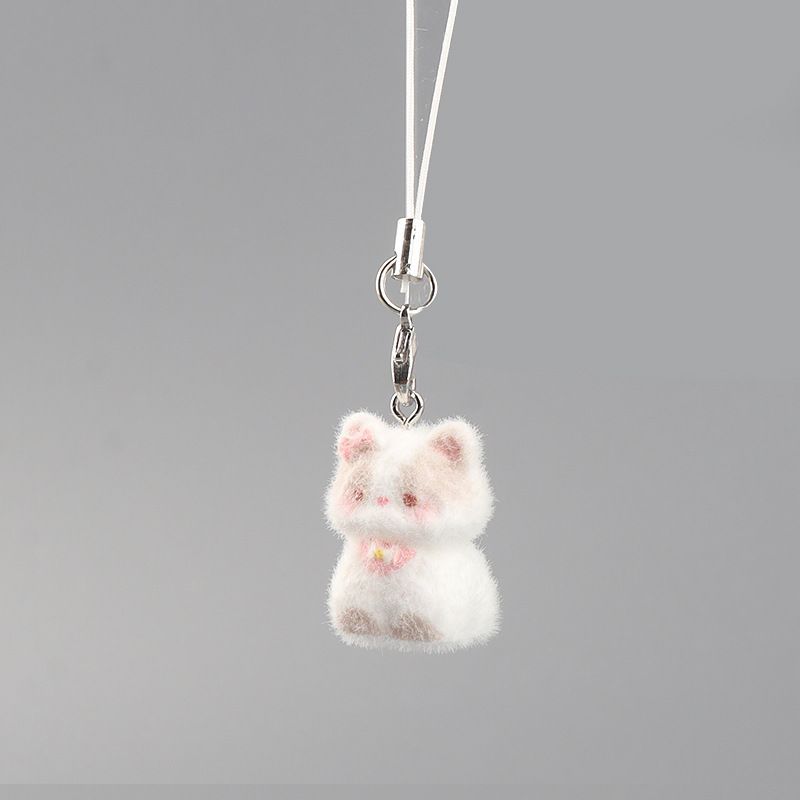 Kawaii Plush Cute Cat Keychain Flocking Animal Pendant Phone Lanyard Hanging Keycord Charm Key Chains DIY Accessories Girl Gifts
Kawaii Plush Cute Cat Keychain Flocking Animal Pendant Phone Lanyard Hanging Keycord Charm Key Chains DIY Accessories Girl Gifts