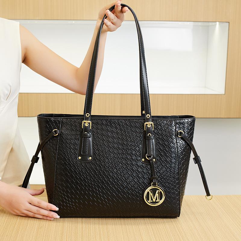 Женская сумка тренд повседневная на плечо лоскутная сумка-подмышка большая вместимость женская сумка сумка-ведро чёрный