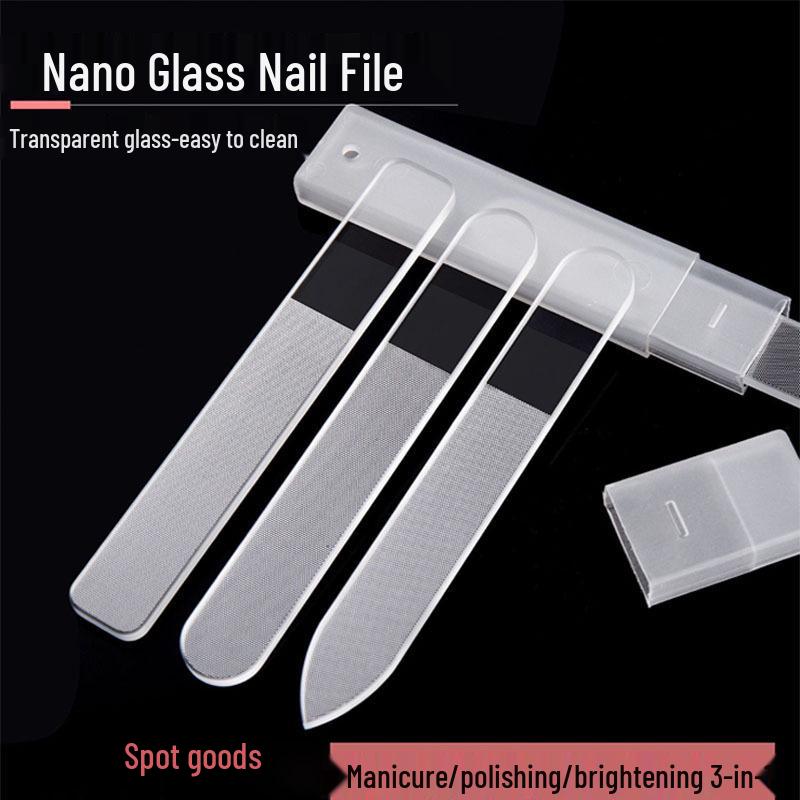 Dual-Sided Crystal Nano Glass Nail File Set - Polishing, Buffing, and Sanding Manicure Tool Standard
Dual-Sided Crystal Nano Glass Nail File Set - Polishing, Buffing, and Sanding Manicure Tool Standard
