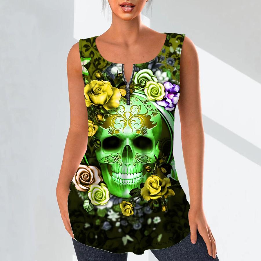 Женская мода Рубашки с v-образным вырезом Повседневные топы Футболка Женская жилетка с 3D-принтом роз и скелетов Блузка без рукавов больших размеров Топы на бретелях 8XL жёлтый
Женская мода Рубашки с v-образным вырезом Повседневные топы Футболка Женская жилетка с 3D-принтом роз и скелетов Блузка без рукавов больших размеров Топы на бретелях 8XL жёлтый
