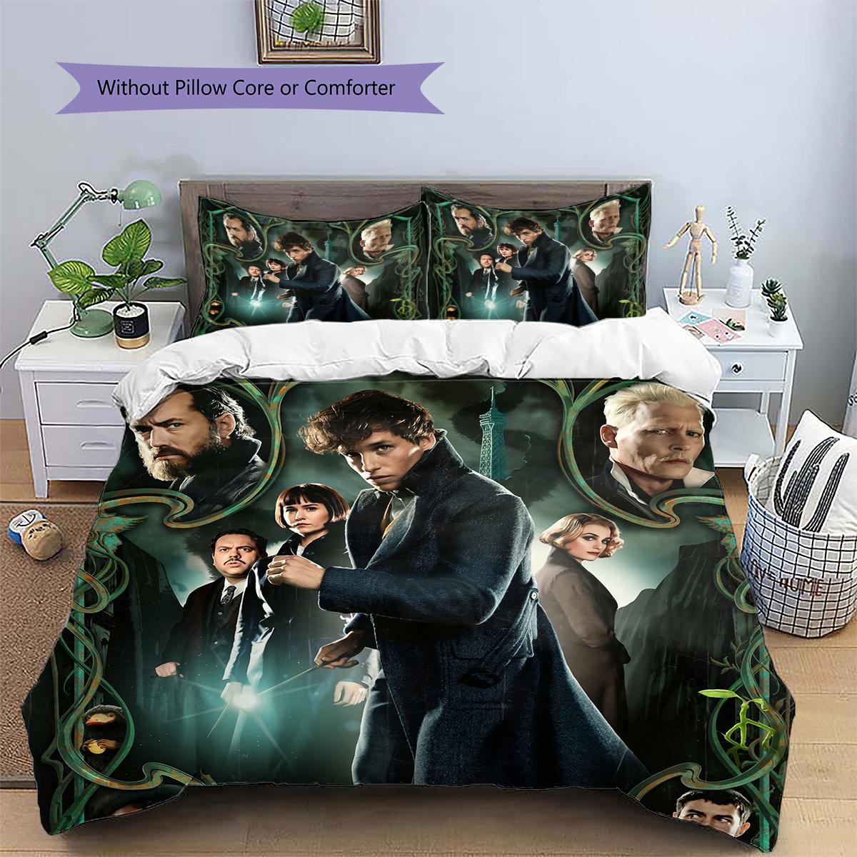 Fantastic Beasts Printed Bedding Set Duvet Cover Pillowcase No Filler, Soft Home Bedroom Decor, Perfect Gift for Fans.chl 135x200cm
Fantastic Beasts Printed Bedding Set Duvet Cover Pillowcase No Filler, Soft Home Bedroom Decor, Perfect Gift for Fans.chl 135x200cm