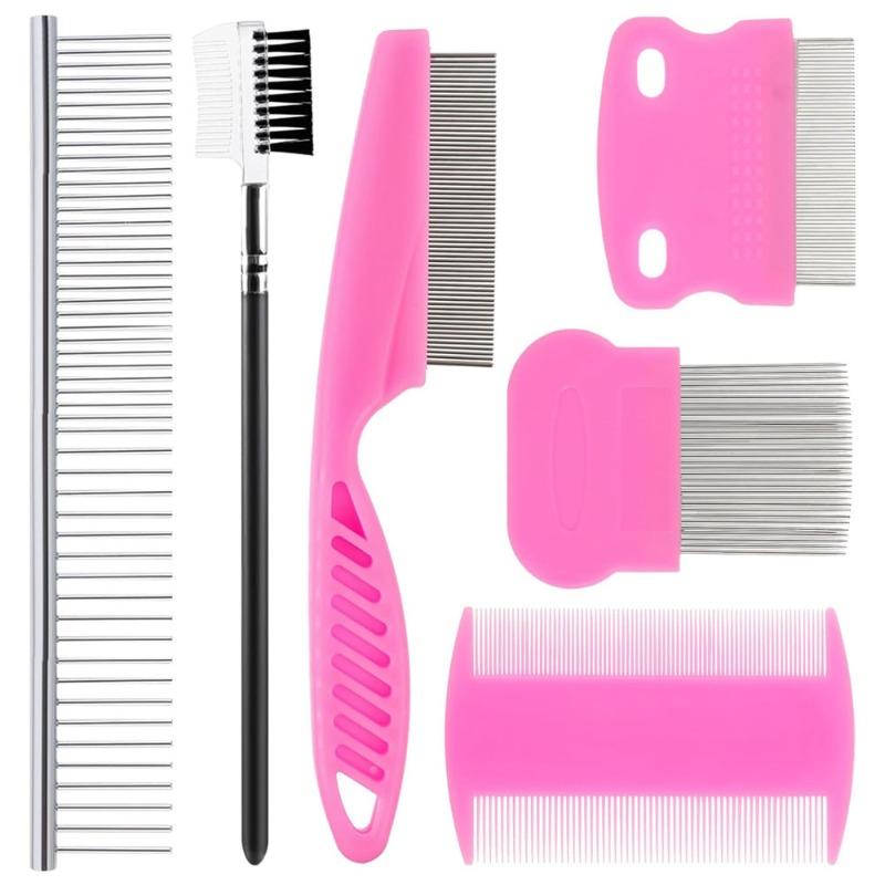 Flea Comb Set, 6-piece Set, Pet Comb, Flea Removal, Close-toothed Comb, Dog Comb, Floating Hair Removal, Row Comb, Cat Comb 6-piece set розовый
Flea Comb Set, 6-piece Set, Pet Comb, Flea Removal, Close-toothed Comb, Dog Comb, Floating Hair Removal, Row Comb, Cat Comb 6-piece set розовый