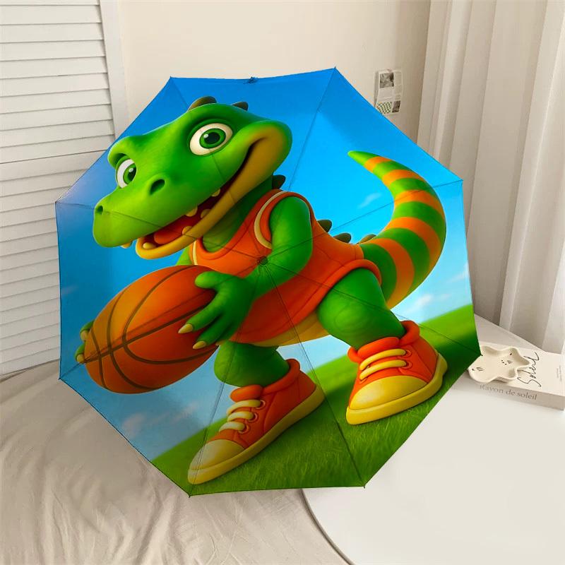 1PC basketball dinosaurAutomatic Open/Close Umbrella with Windproof, 8-Rib Sturdy Canopy, Durable Ribs, Fashionable Design, Outdoor Accessory, Fun Pri
1PC basketball dinosaurAutomatic Open/Close Umbrella with Windproof, 8-Rib Sturdy Canopy, Durable Ribs, Fashionable Design, Outdoor Accessory, Fun Pri